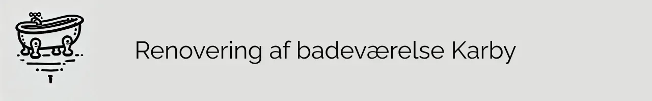 Renovering af badeværelse Karby